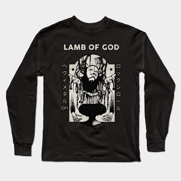 lamb of god Long Sleeve T-Shirt by RAZOR FORCE